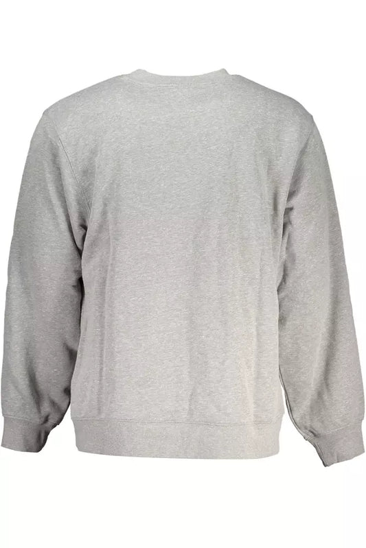 Gray Cotton Men Sweater - SEHABRANDS