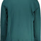 Green Cotton Men Sweater - SEHABRANDS