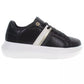 Black Polyester Women Sneaker - SEHABRANDS