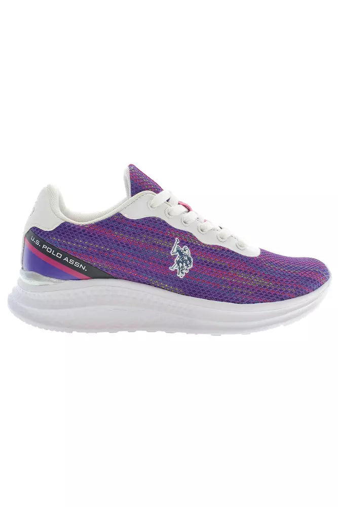 Purple Polyester Women Sneaker - SEHABRANDS