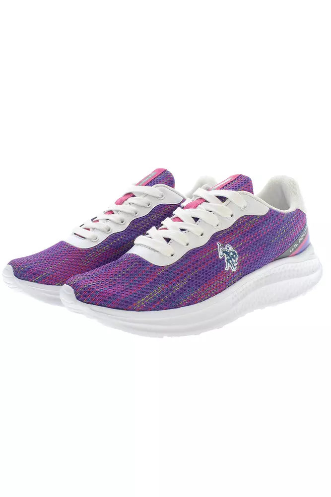 Purple Polyester Women Sneaker - SEHABRANDS