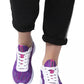 Purple Polyester Women Sneaker - SEHABRANDS