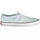 Light Blue Polyester Women Sneaker - SEHABRANDS