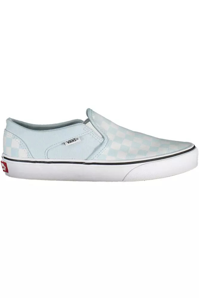 Light Blue Polyester Women Sneaker - SEHABRANDS