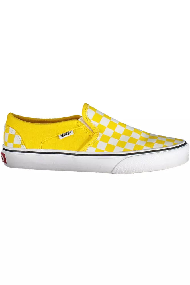 Yellow Polyester Women Sneaker - SEHABRANDS