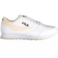 White Polyethylene Women Sneaker - SEHABRANDS