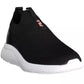 Black Synthetic Women Sneaker - SEHABRANDS