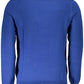 Blue Cotton Men Sweater - SEHABRANDS