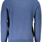 Blue Cotton Men Sweater - SEHABRANDS