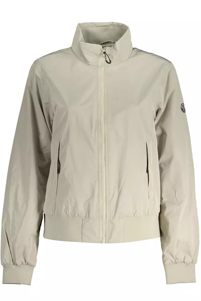 Gray Polyester Women Jacket - SEHABRANDS