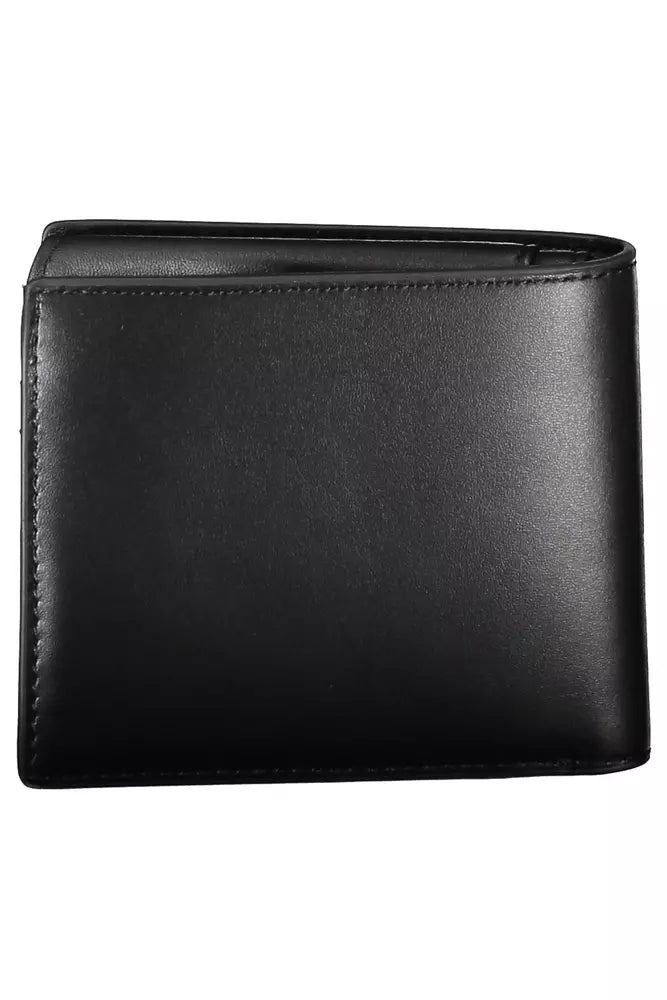 Black Leather Men Wallet - SEHABRANDS