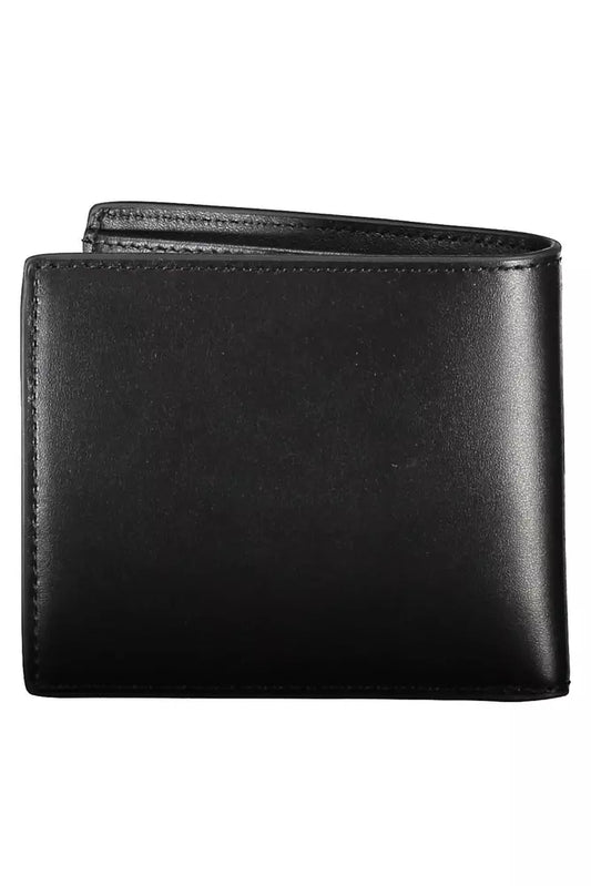 Black Leather Men Wallet - SEHABRANDS