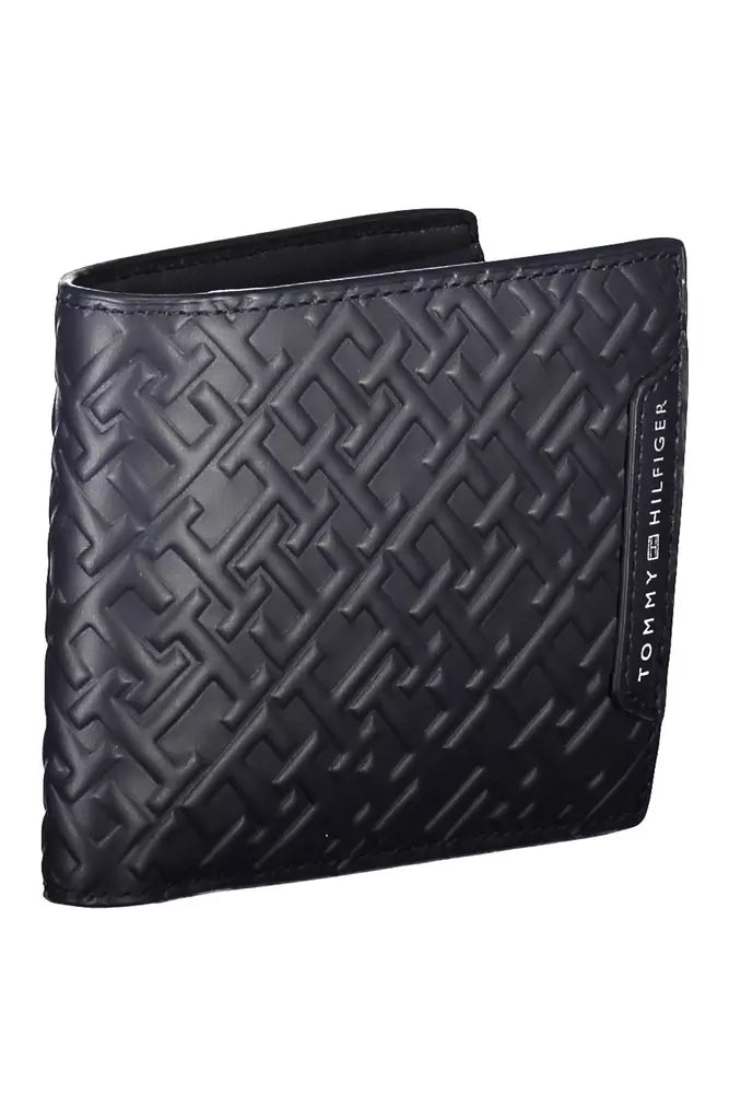 Blue Leather Men Wallet - SEHABRANDS