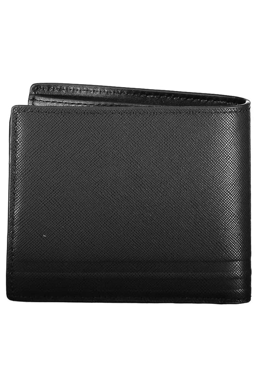 Black Leather Men Wallet - SEHABRANDS