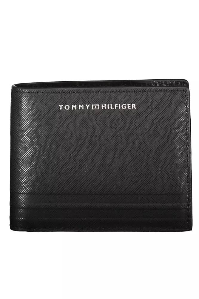 Black Leather Mens Wallet - SEHABRANDS