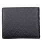 Blue Leather Men Wallet - SEHABRANDS