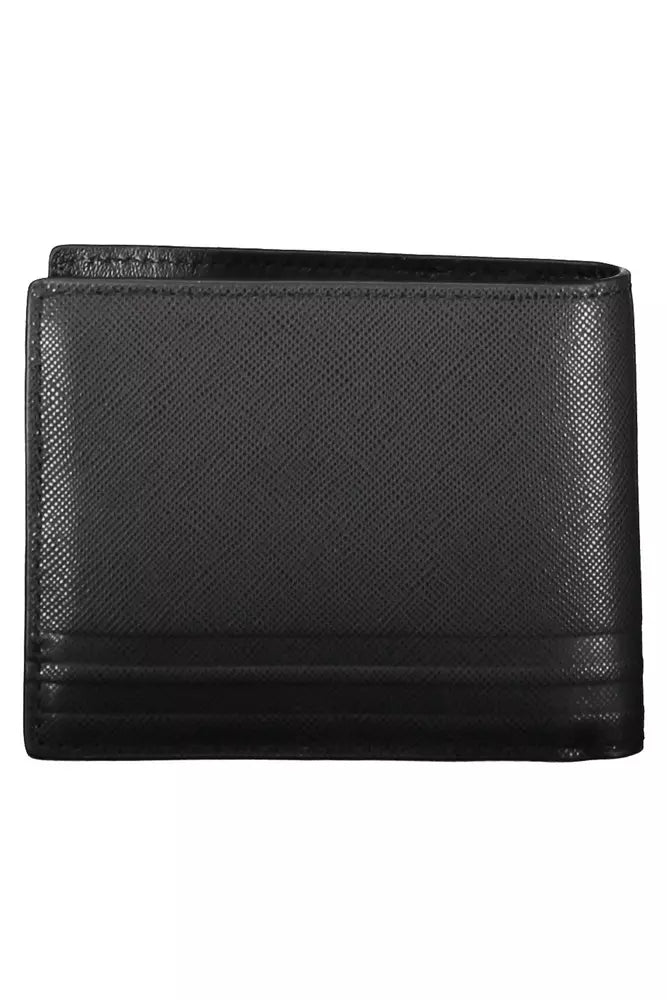 Black Leather Mens Wallet - SEHABRANDS