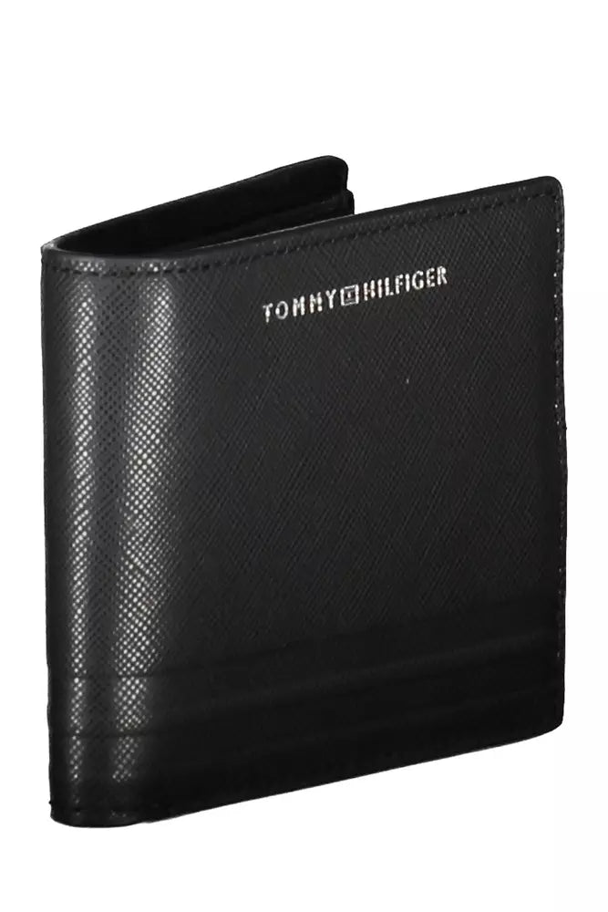 Black Leather Mens Wallet - SEHABRANDS