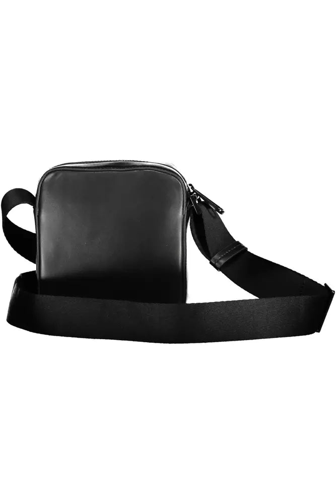 Black Polyester Men Shoulder Bag - SEHABRANDS