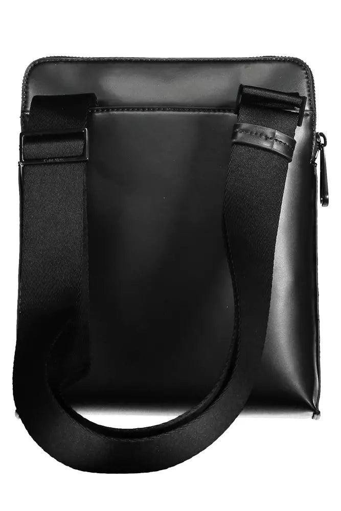 Black Polyester Men Shoulder Bag - SEHABRANDS