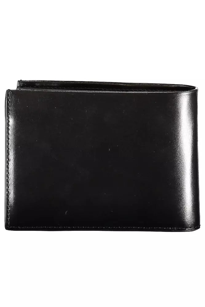 Black Leather Men Wallet - SEHABRANDS