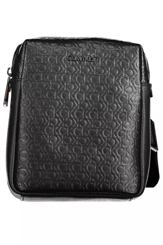 Black Polyester Men Shoulder Bag - SEHABRANDS