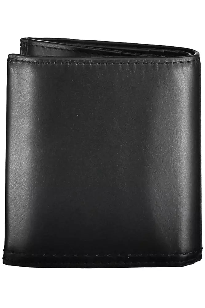 Black Leather Men Wallet - SEHABRANDS