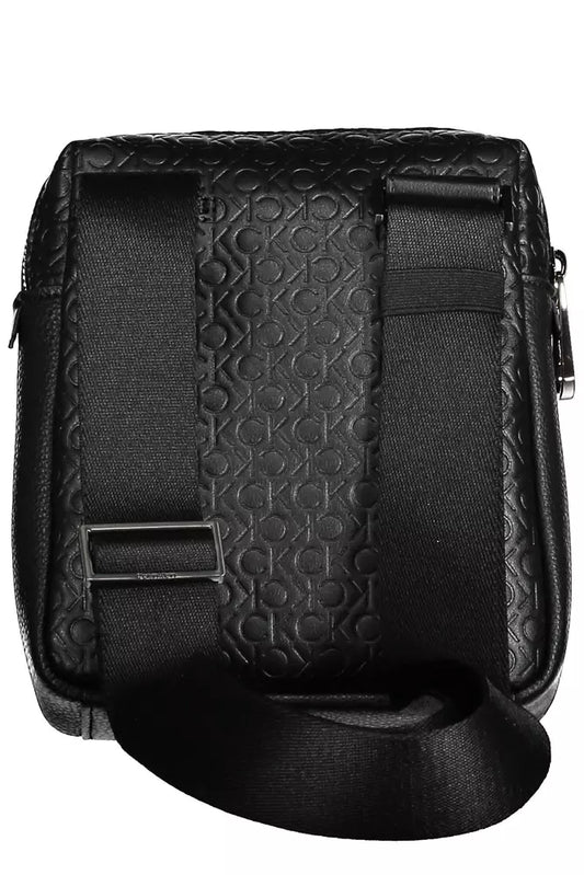 Black Polyester Men Shoulder Bag - SEHABRANDS