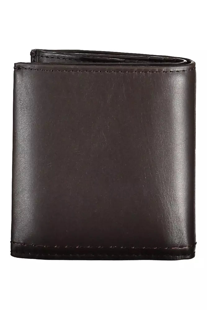 Brown Leather Men Wallet - SEHABRANDS