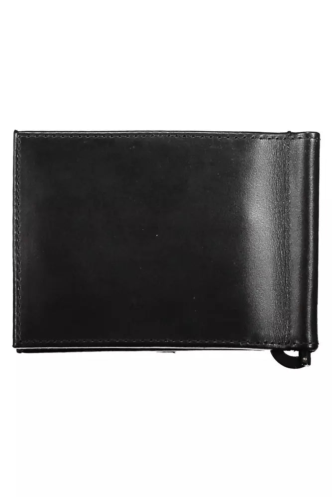 Black Leather Men Wallet - SEHABRANDS