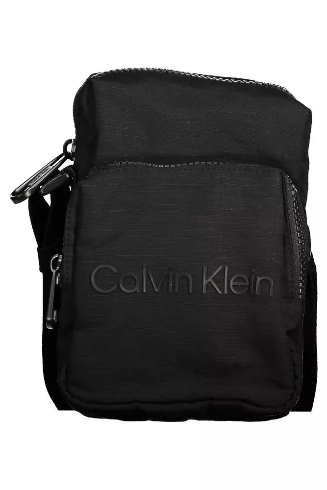 Black Nylon Men Shoulder Bag - SEHABRANDS