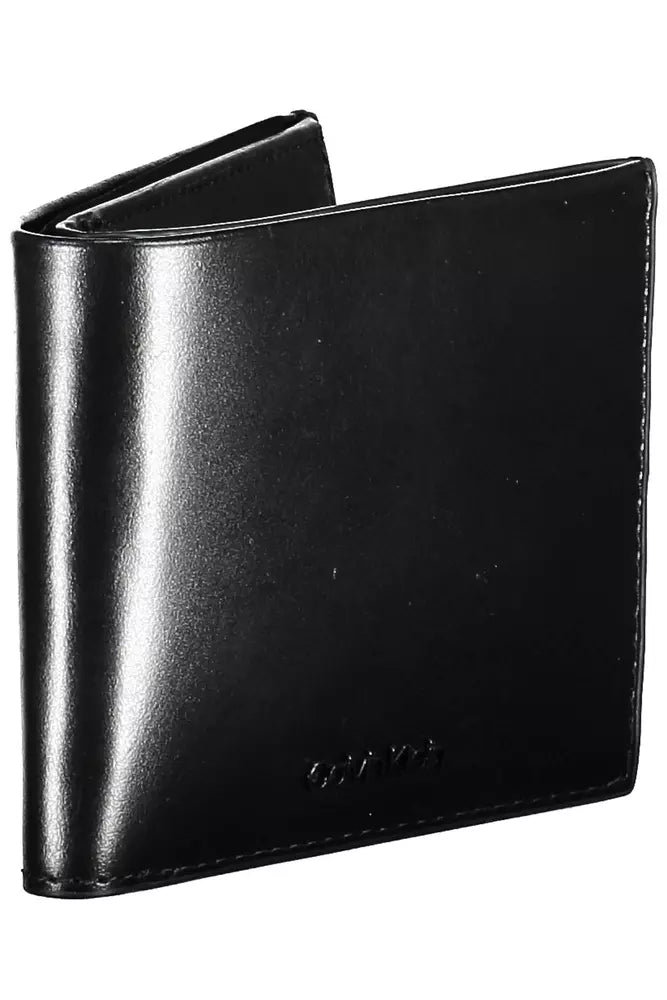 Black Leather Men Wallet - SEHABRANDS