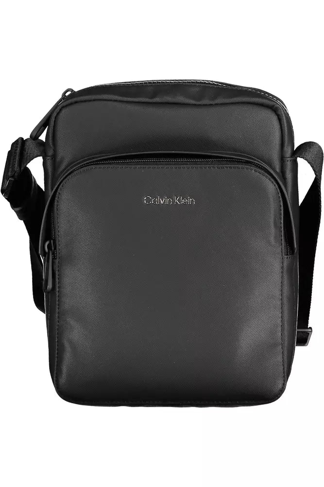 Black Polyester Men Shoulder Bag - SEHABRANDS