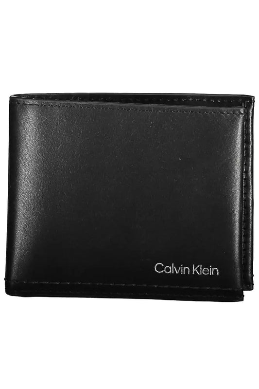 Black Leather Men Wallet - SEHABRANDS