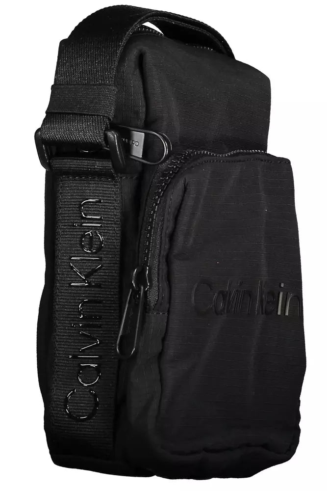 Black Nylon Men Shoulder Bag - SEHABRANDS