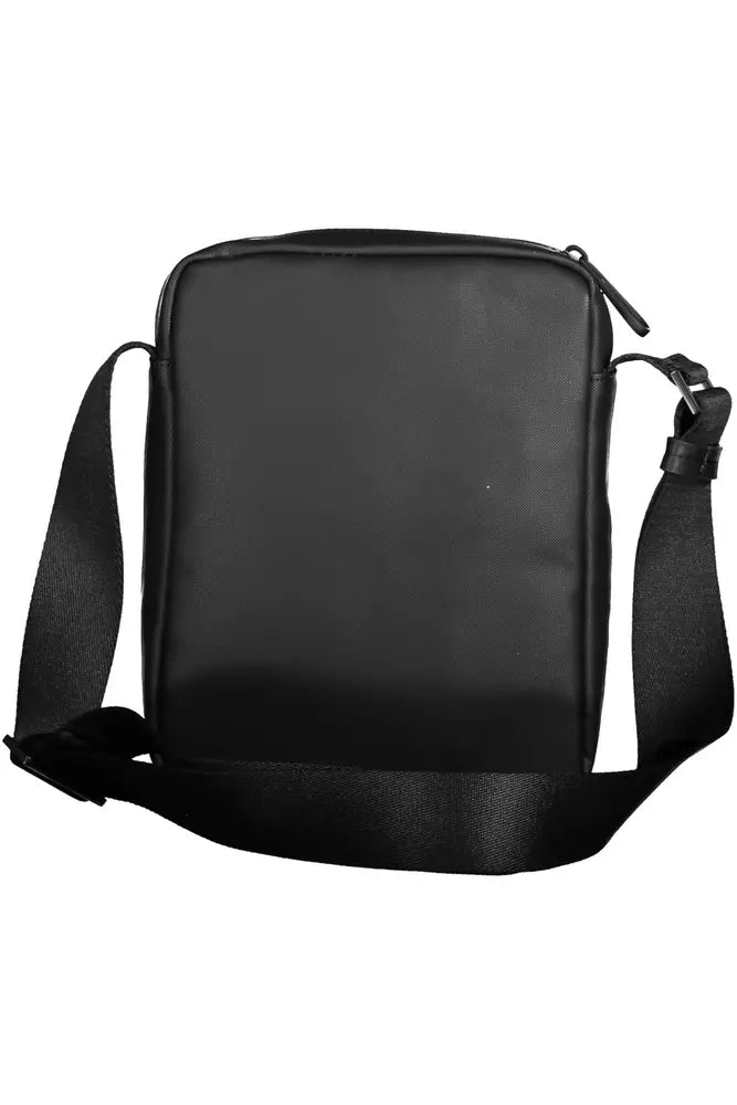 Black Polyester Men Shoulder Bag - SEHABRANDS