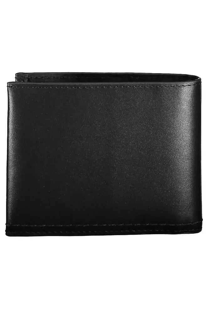 Black Leather Men Wallet - SEHABRANDS