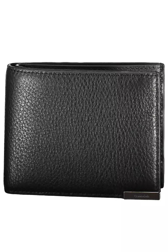 Black Leather Men Wallet - SEHABRANDS