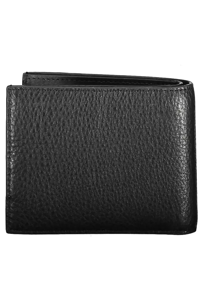 Black Leather Men Wallet - SEHABRANDS