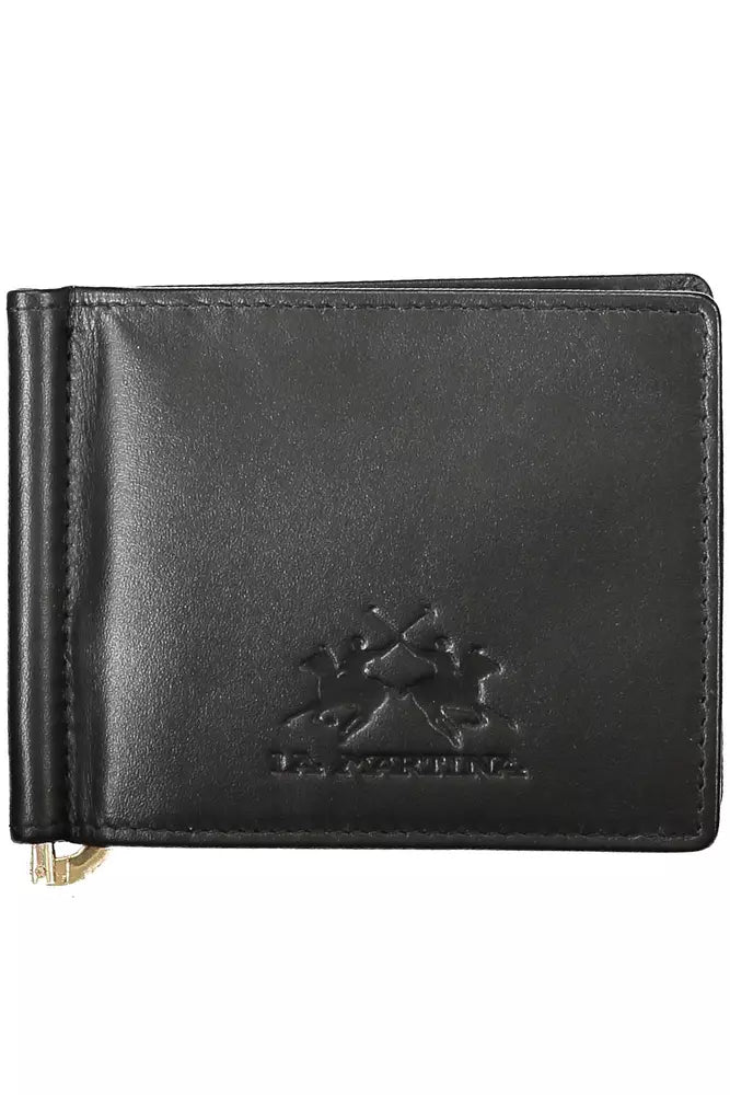 Black Leather Men Wallet - SEHABRANDS