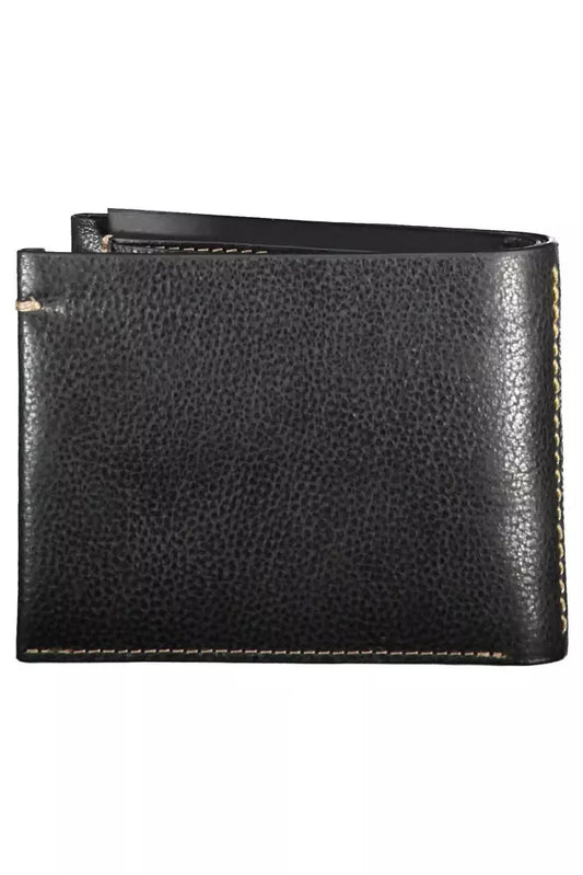 Black Leather Men Wallet - SEHABRANDS