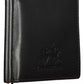 Black Leather Men Wallet - SEHABRANDS