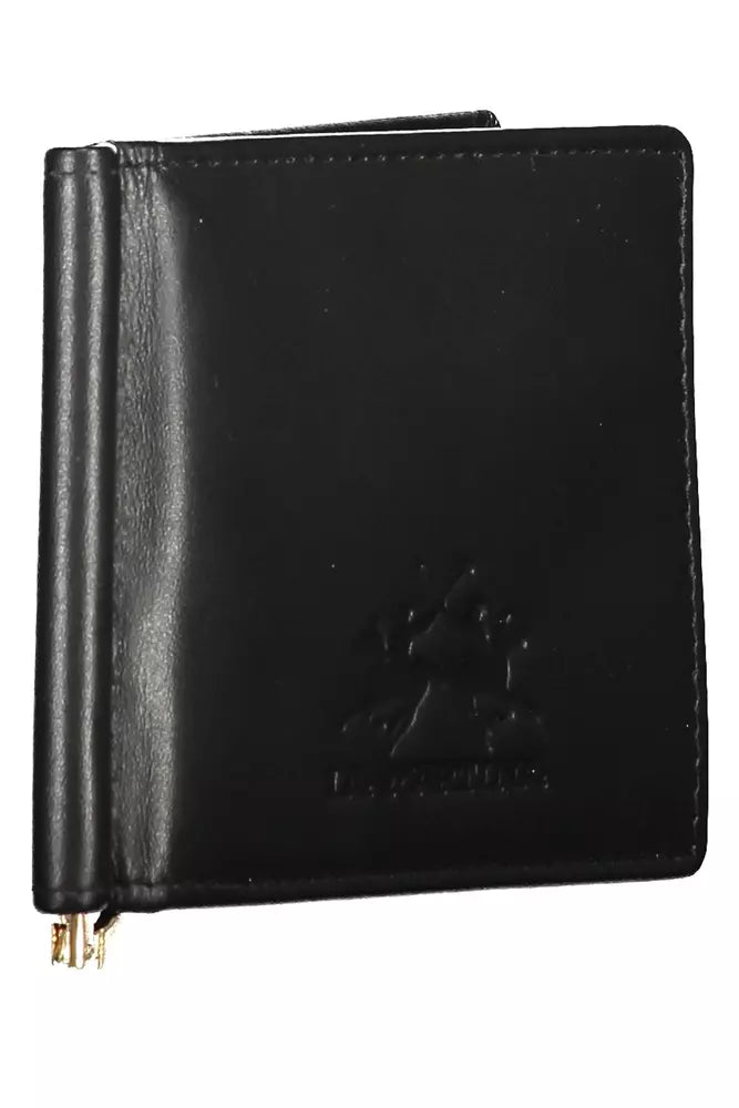 Black Leather Men Wallet - SEHABRANDS