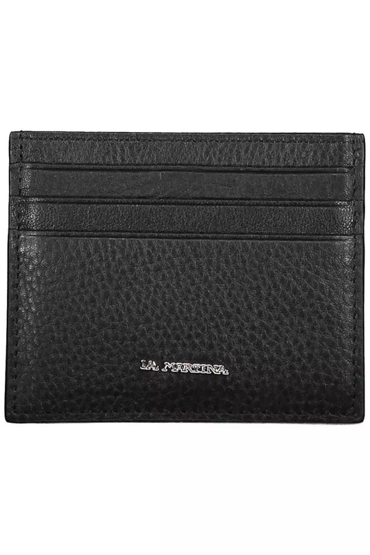 Black Leather Men Wallet - SEHABRANDS