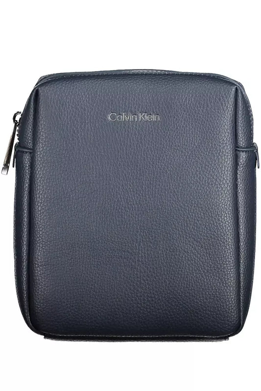 Blue Polyester Men Shoulder Bag - SEHABRANDS