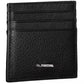 Black Leather Men Wallet - SEHABRANDS