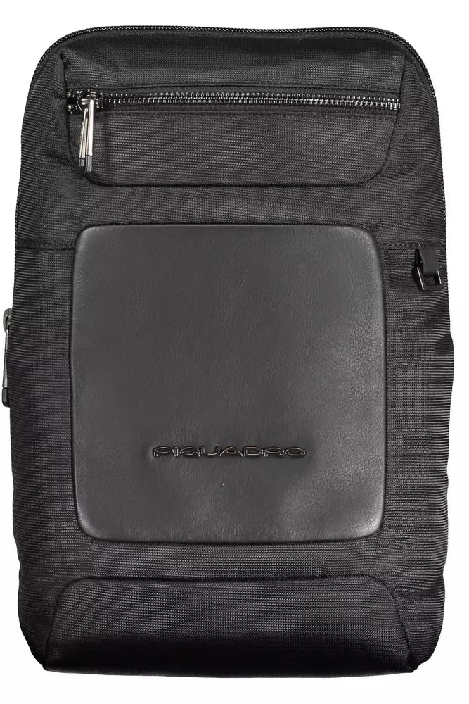 Black RPET Men Shoulder Bag - SEHABRANDS