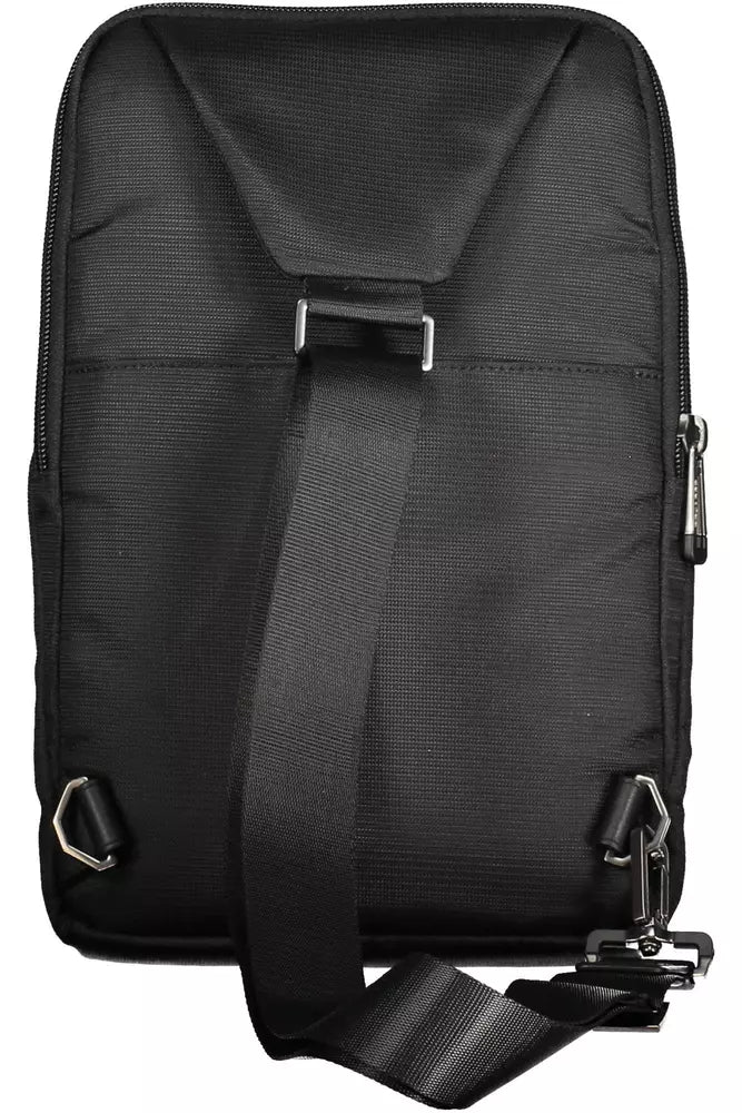 Black RPET Men Shoulder Bag - SEHABRANDS