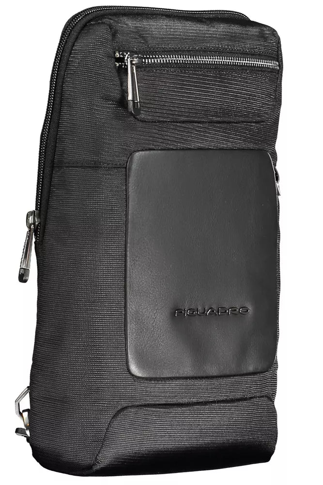 Black RPET Men Shoulder Bag - SEHABRANDS