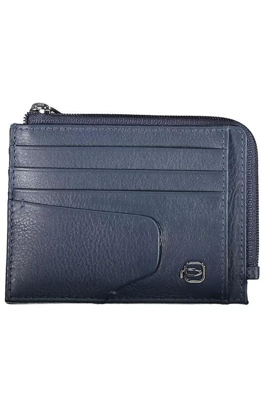 Piquadro Blue Leather Men Wallet